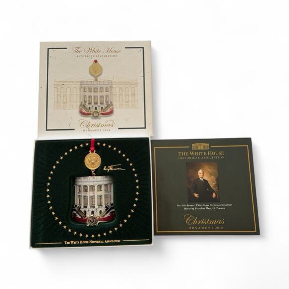 White House Historical Association 2018 Harry Truman Christmas Ornament - Picture 1 of 3